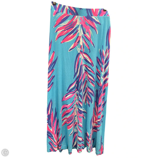 Skirt Designer By Lilly Pulitzer In Blue & Pink, Size: L