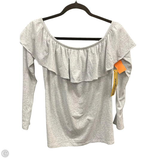 Top Long Sleeve Designer By Lilly Pulitzer In Grey, Size: S