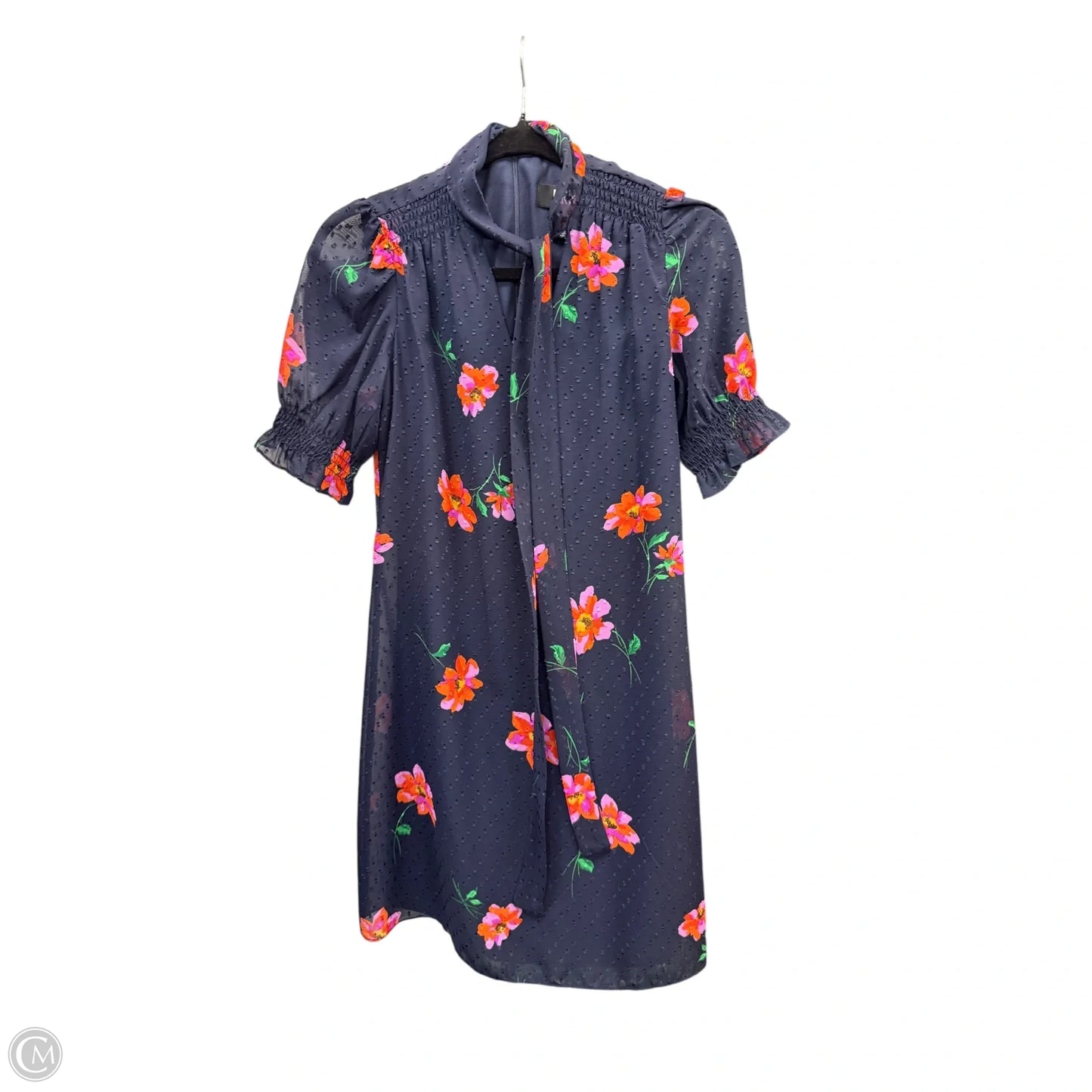 Dress Casual Short By Dkny In Blue & Pink, Size: 2