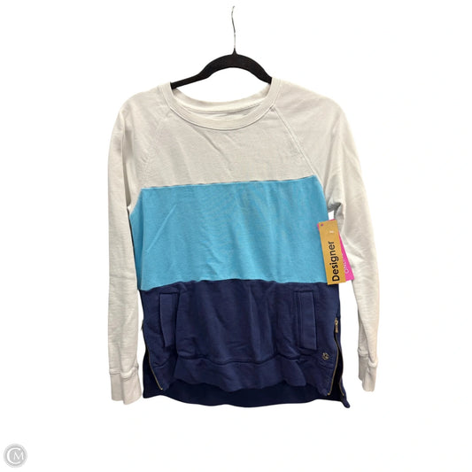 Sweatshirt Designer By Lilly Pulitzer In Blue & White, Size: S