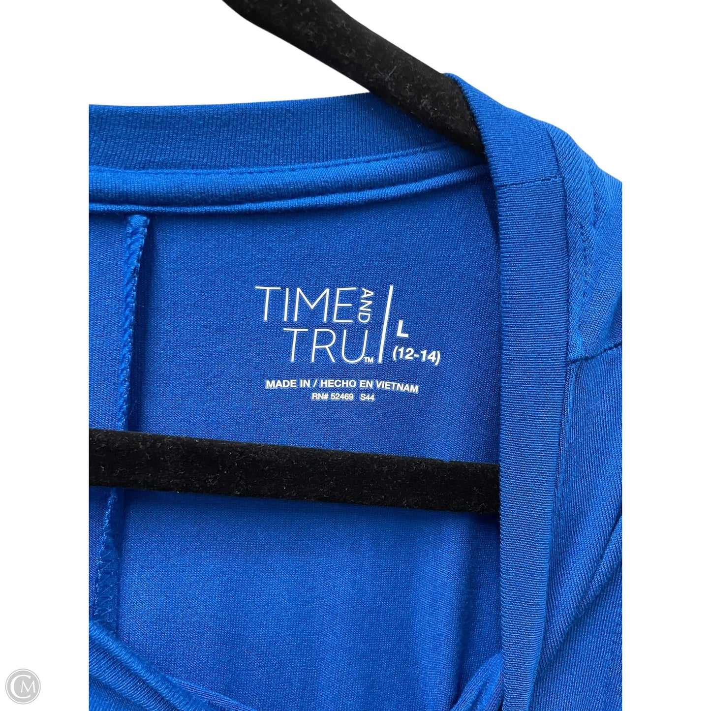 Dress Casual Short By Time And Tru In Blue, Size: L