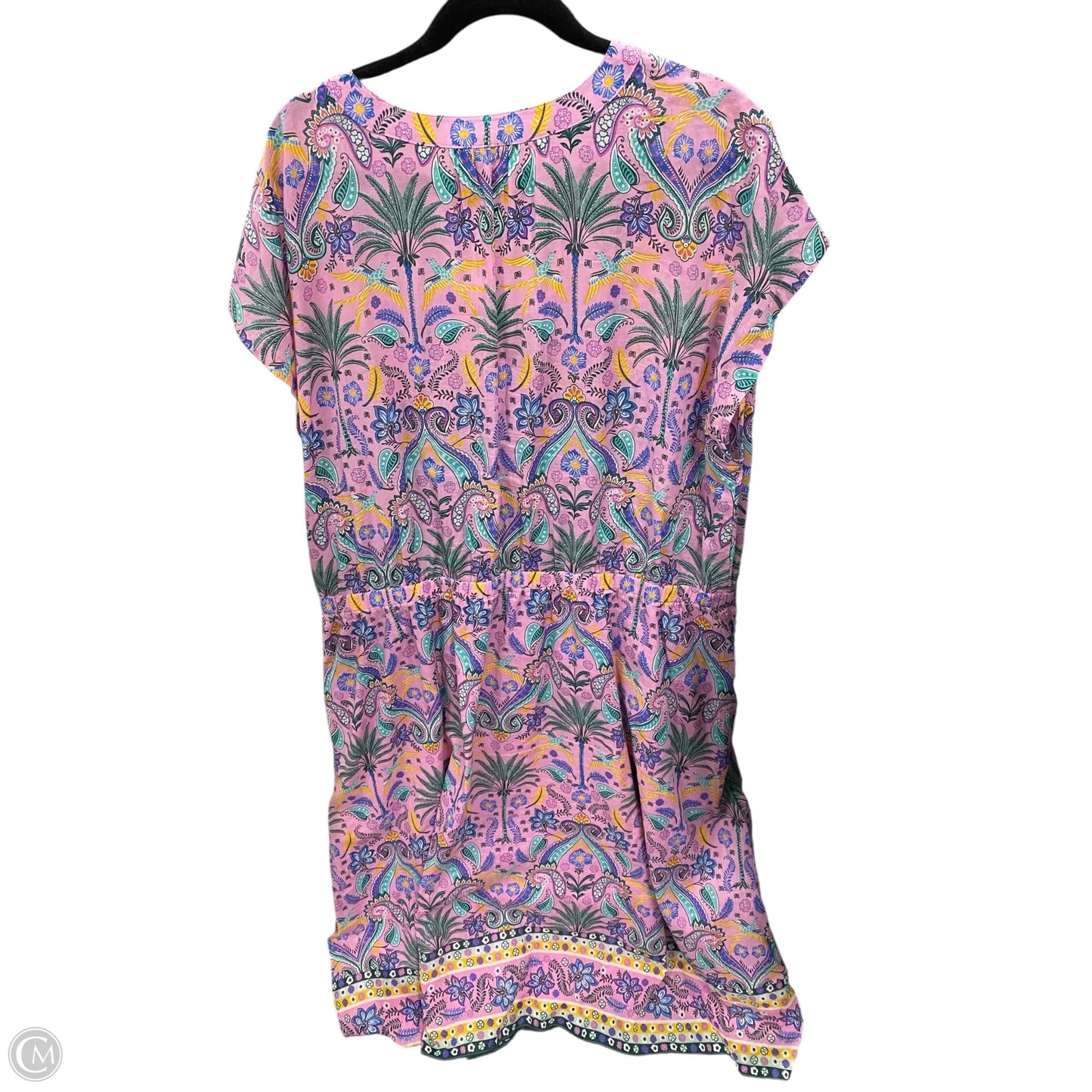 Dress Casual Maxi By Talbots In Pink & Purple, Size: 3x