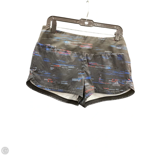 Athletic Shorts By Adidas In Black & Red, Size: M