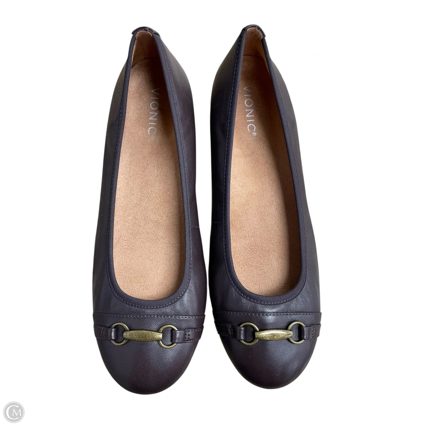 Shoes Flats By Vionic In Brown, Size: 11