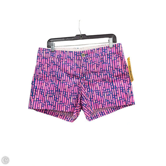 Shorts Designer By Lilly Pulitzer In Blue & Pink, Size: 10