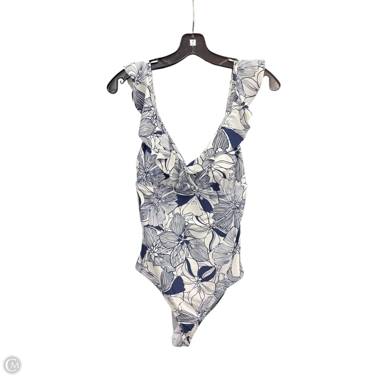 Swimsuit By Stella Parker In Blue & White, Size: M