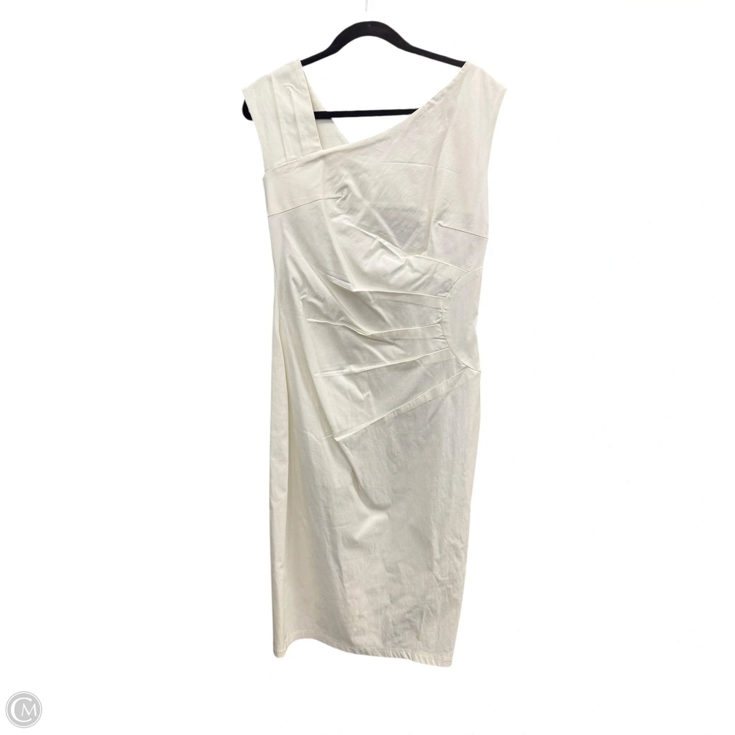 Dress Casual Midi By Cme In Ivory, Size: 2x
