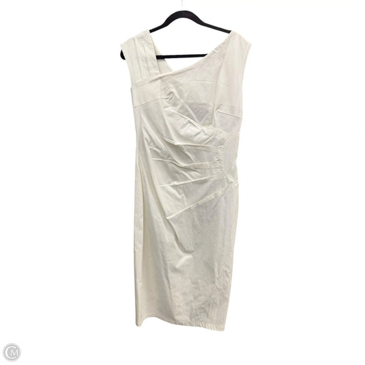 Dress Casual Midi By Cme In Ivory, Size: 2x