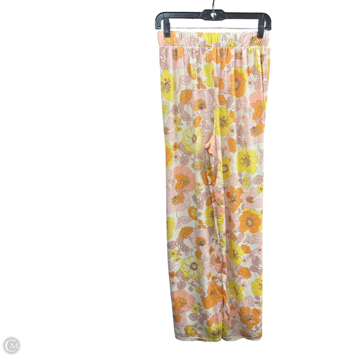 Pants Wide Leg By Cme In Tan & Yellow, Size: S