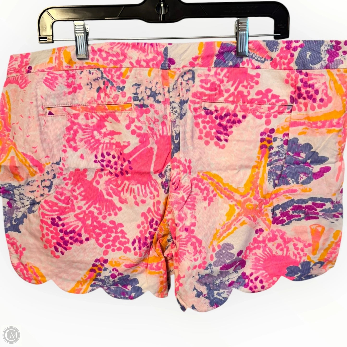 Shorts Designer By Lilly Pulitzer In Orange & Pink, Size: 14