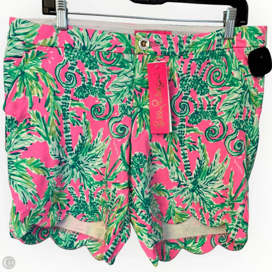 Shorts Designer By Lilly Pulitzer In Green & Pink, Size: 10