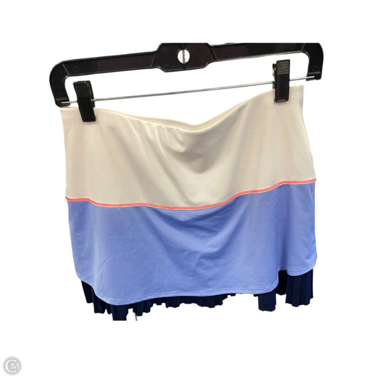 Athletic Skirt By Lucky In Love In Blue & White, Size: M