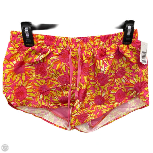 Athletic Shorts By Clothes Mentor In Pink & Yellow, Size: S