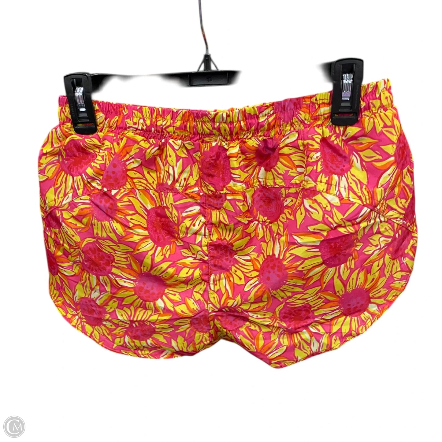 Athletic Shorts By Clothes Mentor In Pink & Yellow, Size: S
