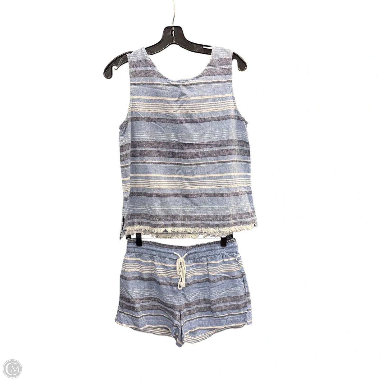 Shorts Set By Loft In Blue & White, Size: S