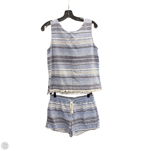 Shorts Set By Loft In Blue & White, Size: S