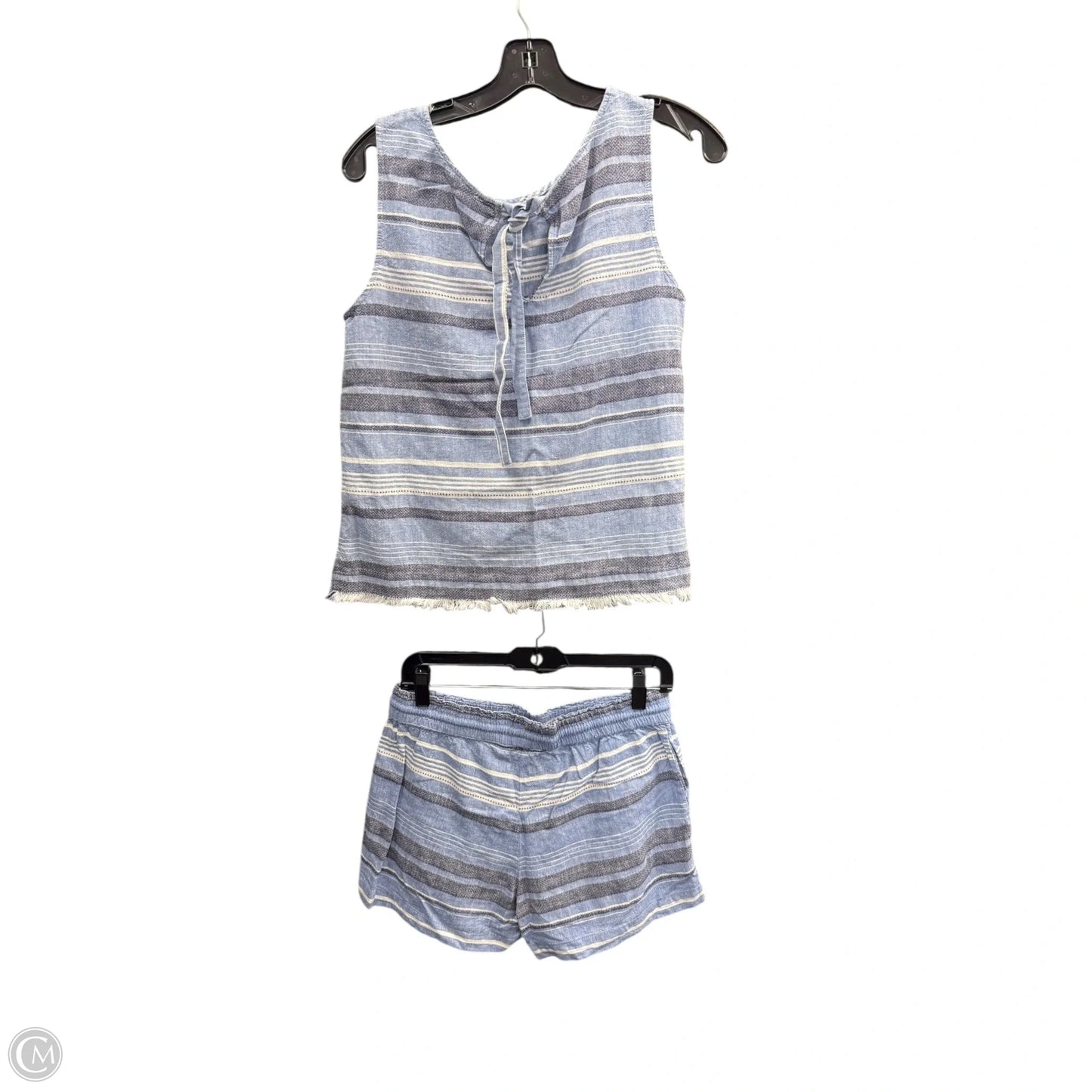 Shorts Set By Loft In Blue & White, Size: S