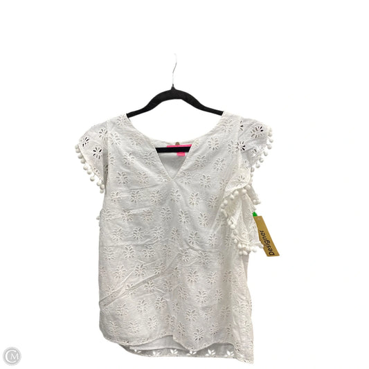 Blouse Designer By Lilly Pulitzer In White, Size: Xs