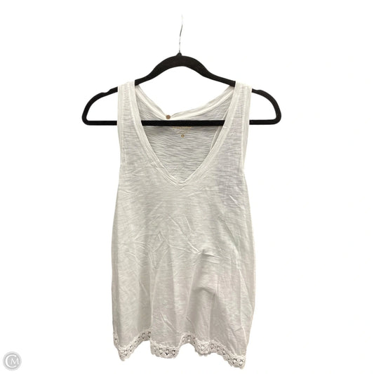 Top Sleeveless Designer By Lilly Pulitzer In White, Size: S