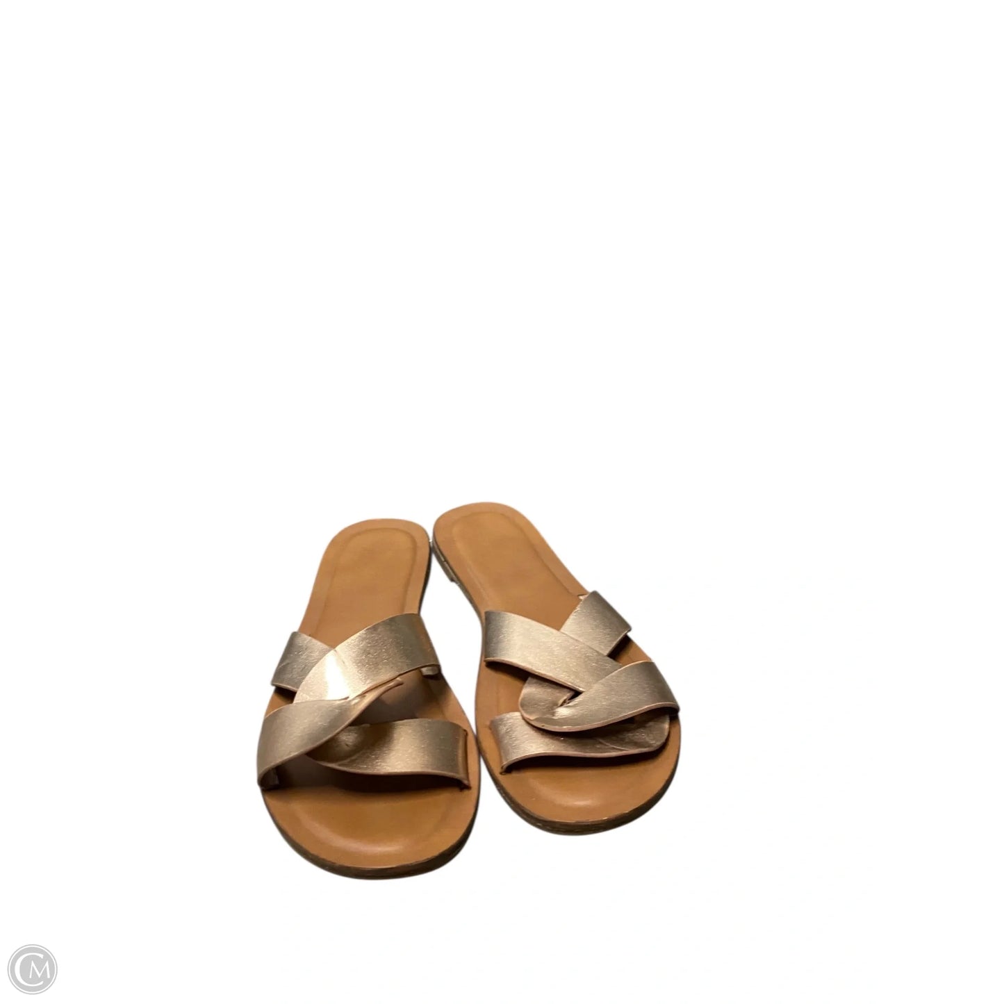 Sandals Flats By A New Day In Gold, Size: 8