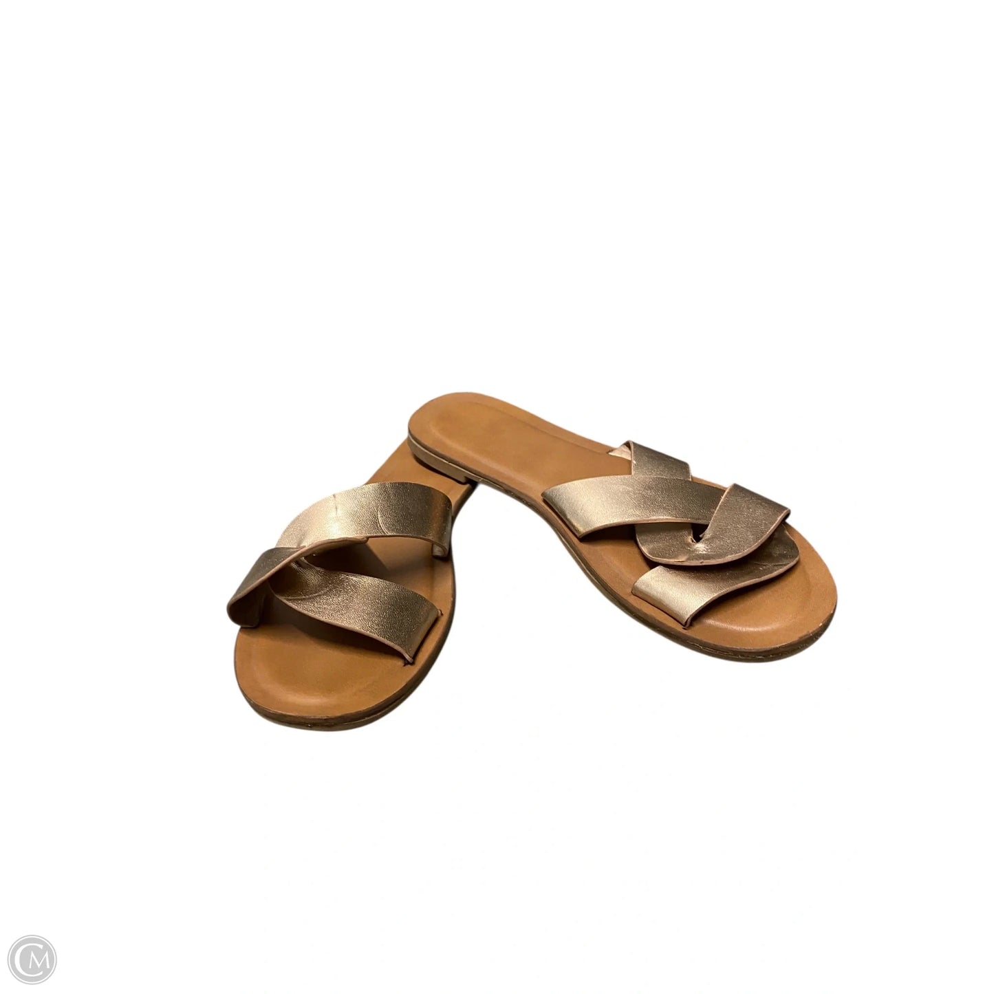 Sandals Flats By A New Day In Gold, Size: 8
