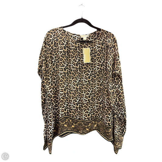 Swimwear Cover-up By Michael By Michael Kors In Animal Print, Size: M