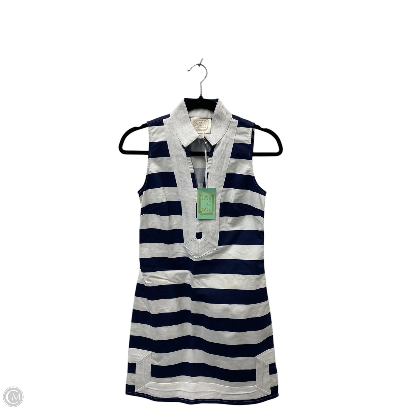 Dress Casual Short By Sail To Sable In Blue & White, Size: Xs