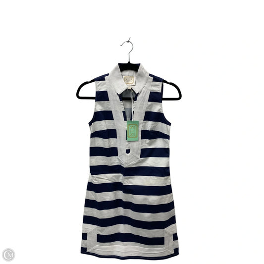 Dress Casual Short By Sail To Sable In Blue & White, Size: Xs