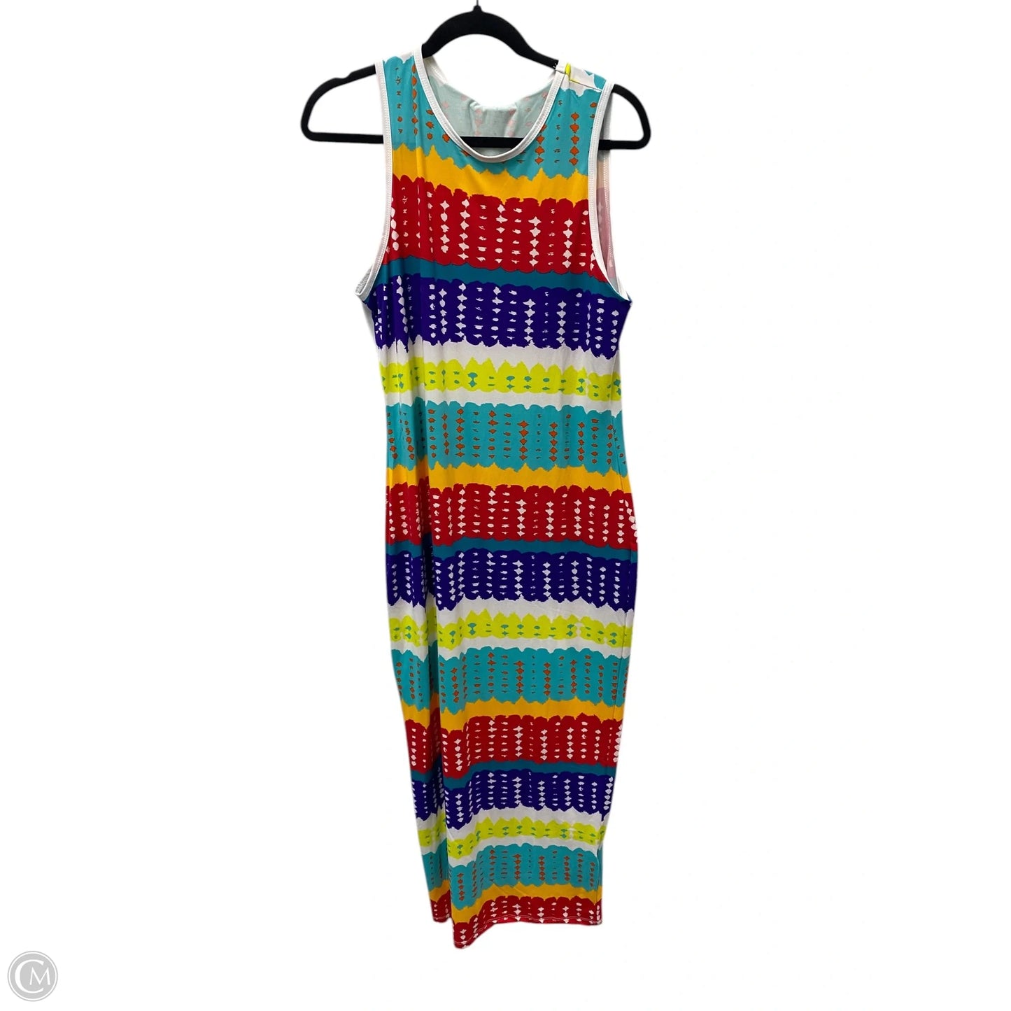 Dress Casual Maxi By Cme In Purple & Red, Size: L