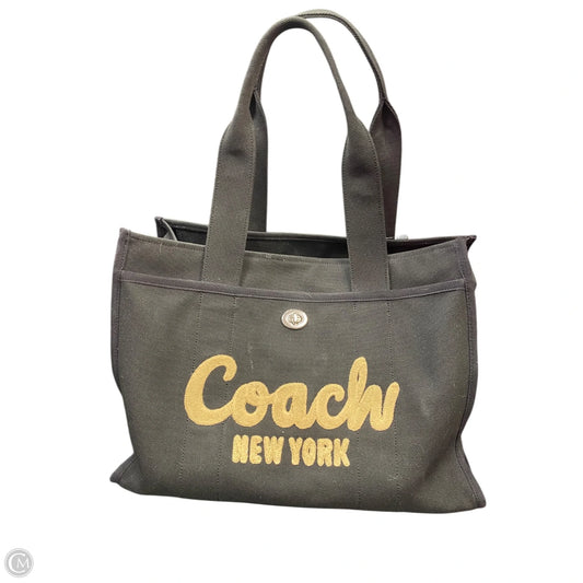 Tote Designer By Coach, Size: Large