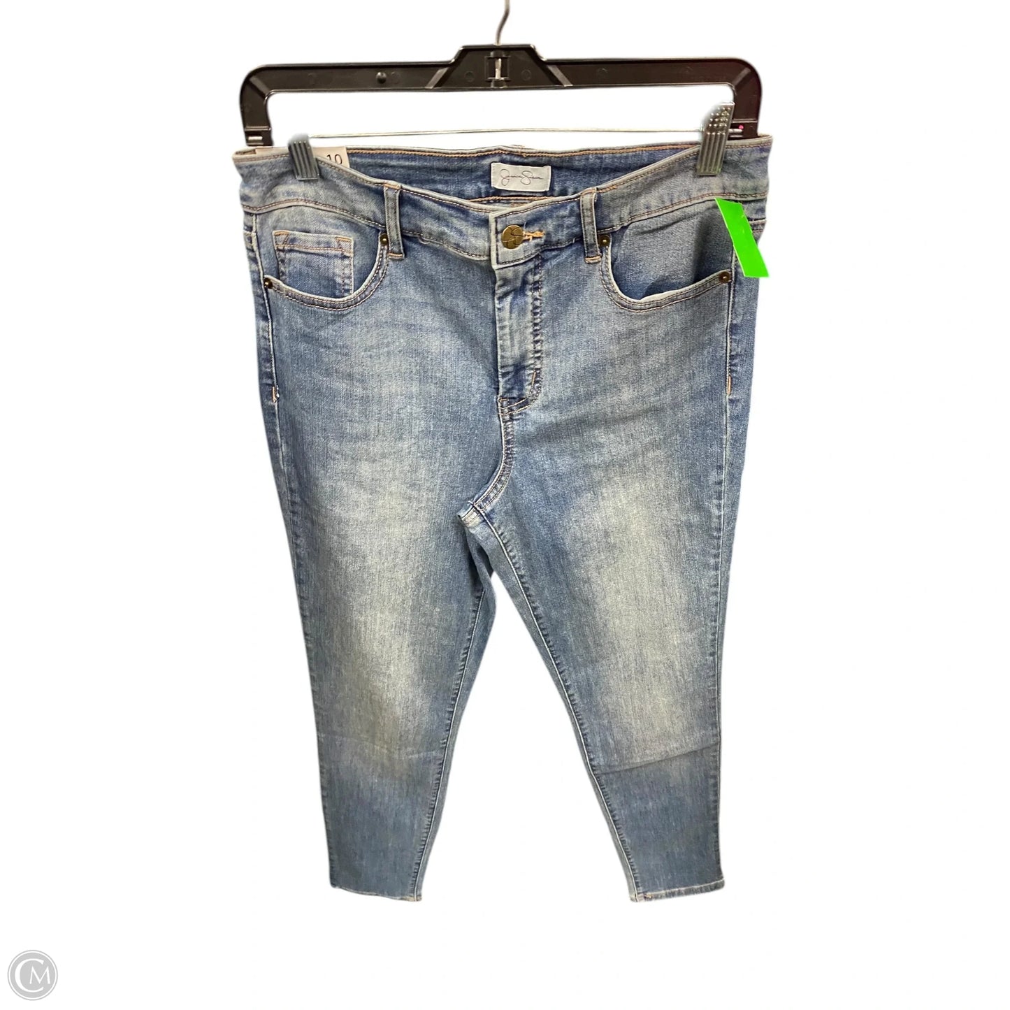 Jeans Skinny By Jessica Simpson In Blue Denim, Size: 10