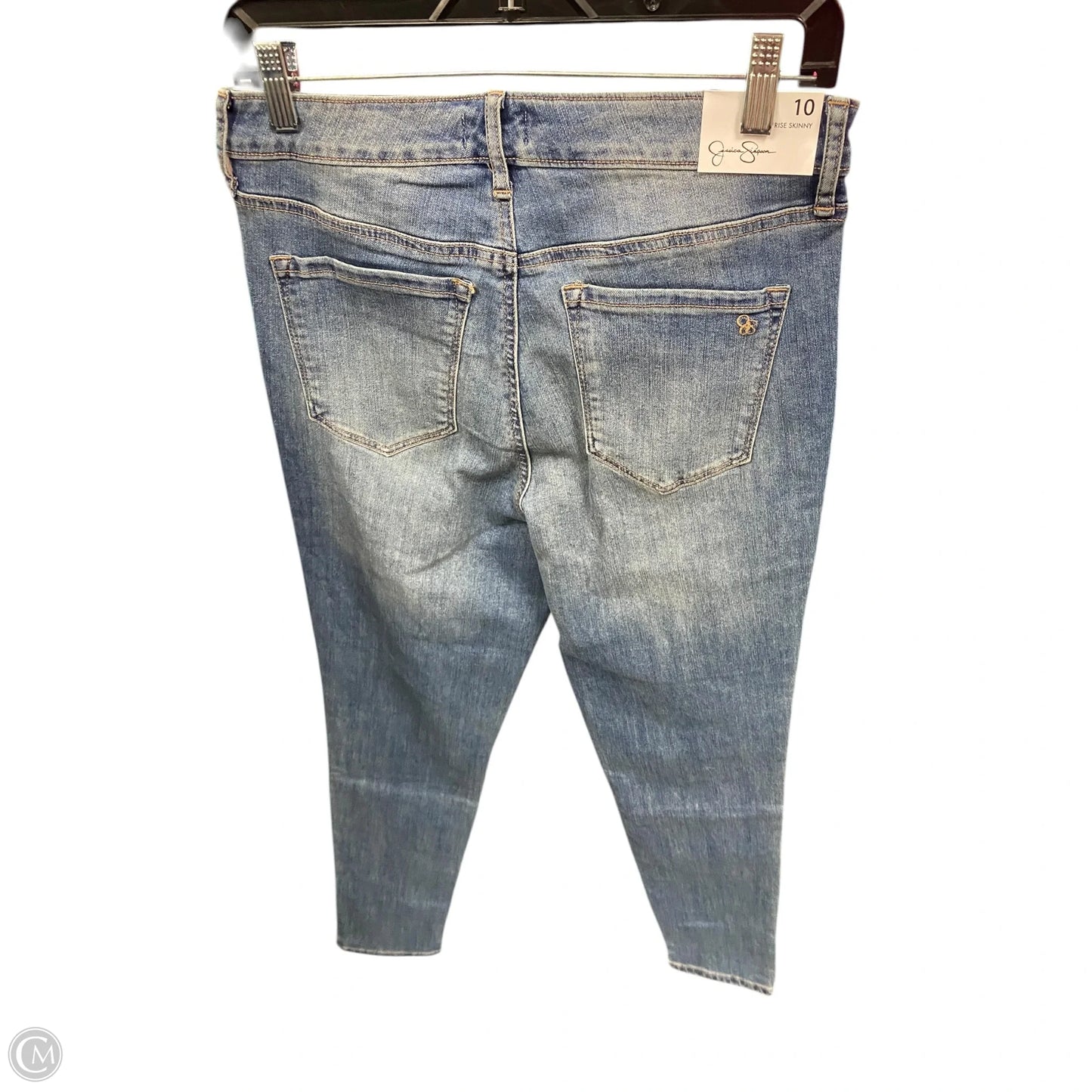 Jeans Skinny By Jessica Simpson In Blue Denim, Size: 10