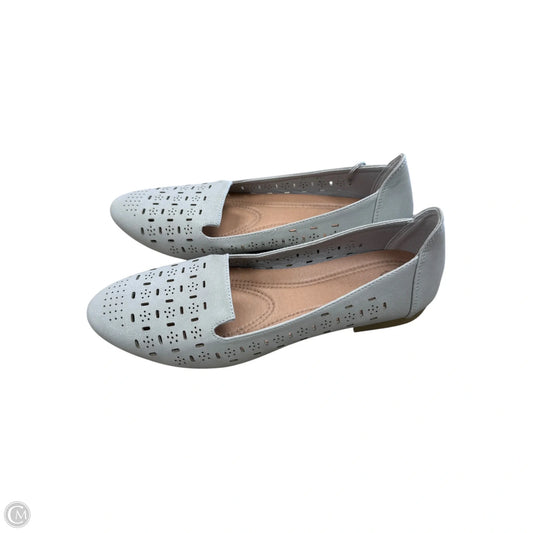 Shoes Flats By Clothes Mentor In Grey, Size: 8