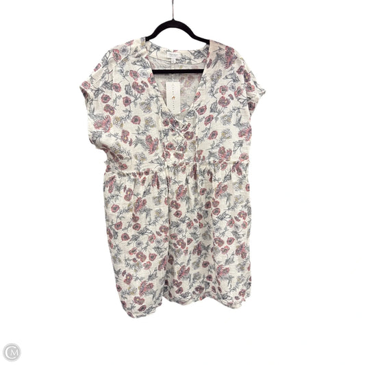 Dress Casual Short By True Craft In Blue & Pink, Size: 0x