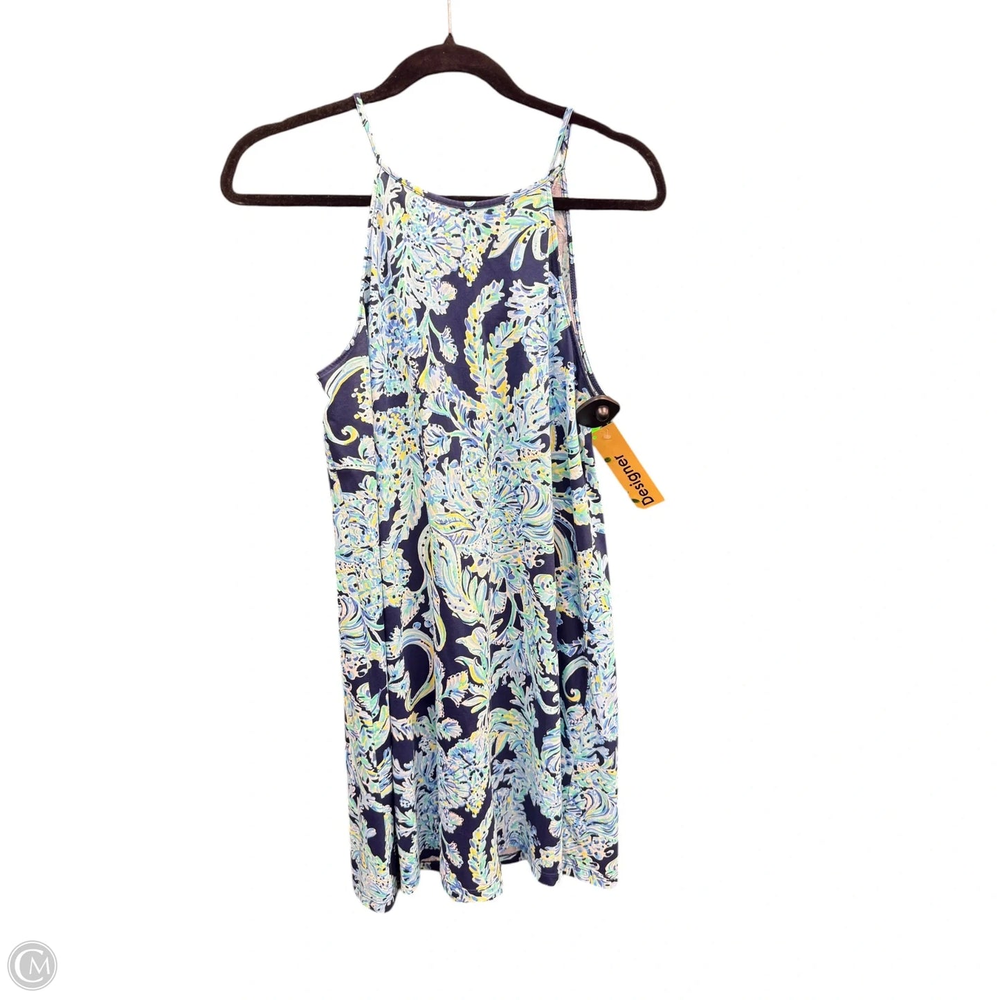 Dress Designer By Lilly Pulitzer In Blue & Yellow, Size: S