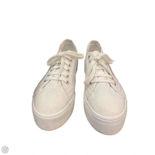 Shoes Sneakers By Superga In White, Size: 9.5