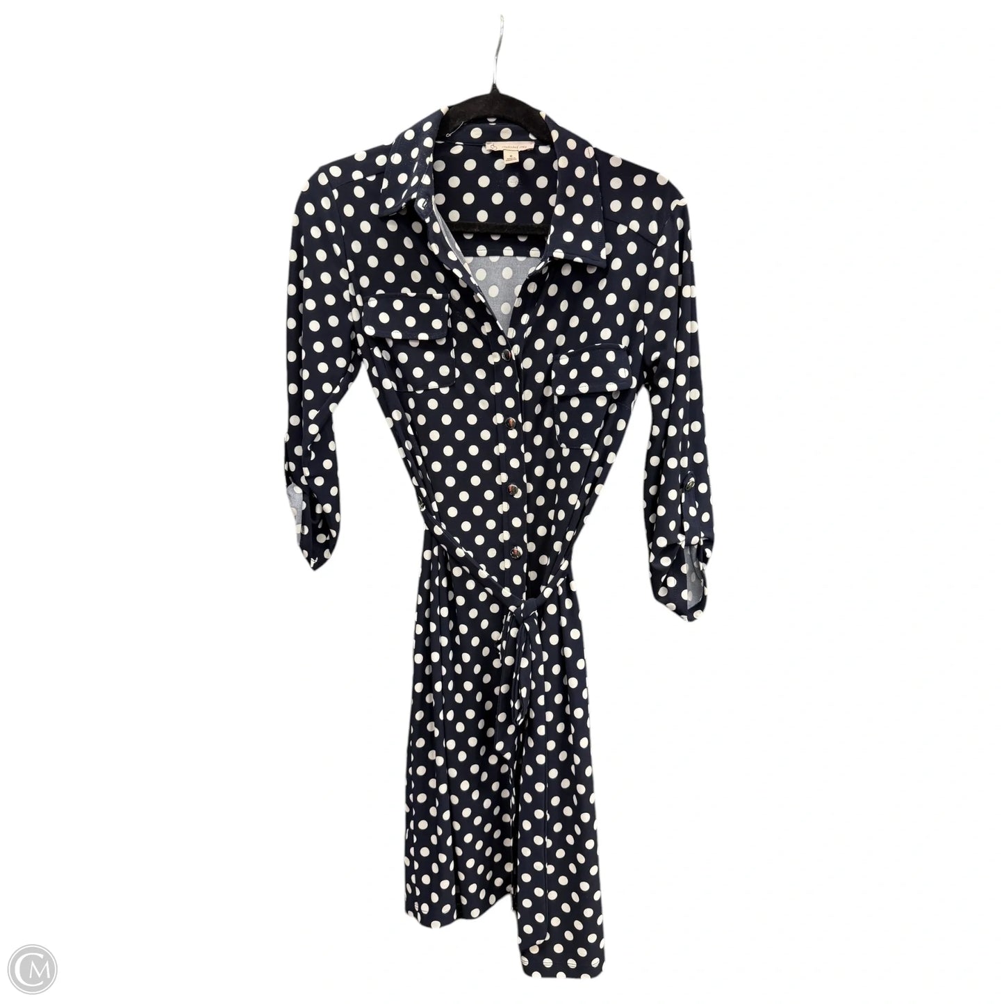 Dress Casual Short By Dressbarn In Polkadot Pattern, Size: 6