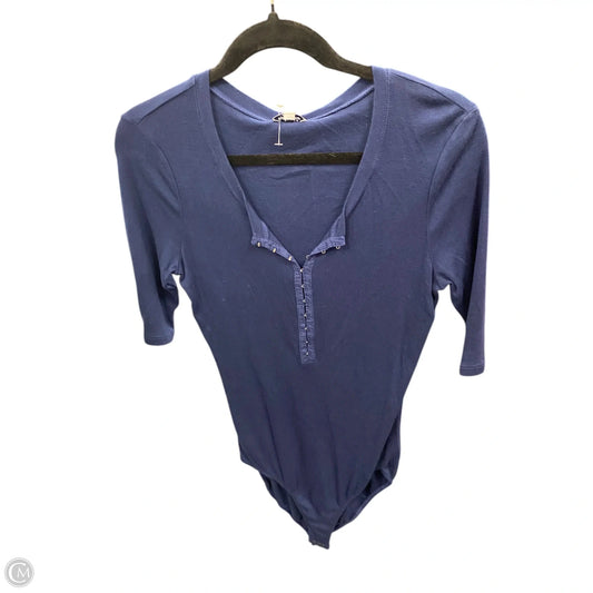 Bodysuit By Splendid In Blue, Size: Xl