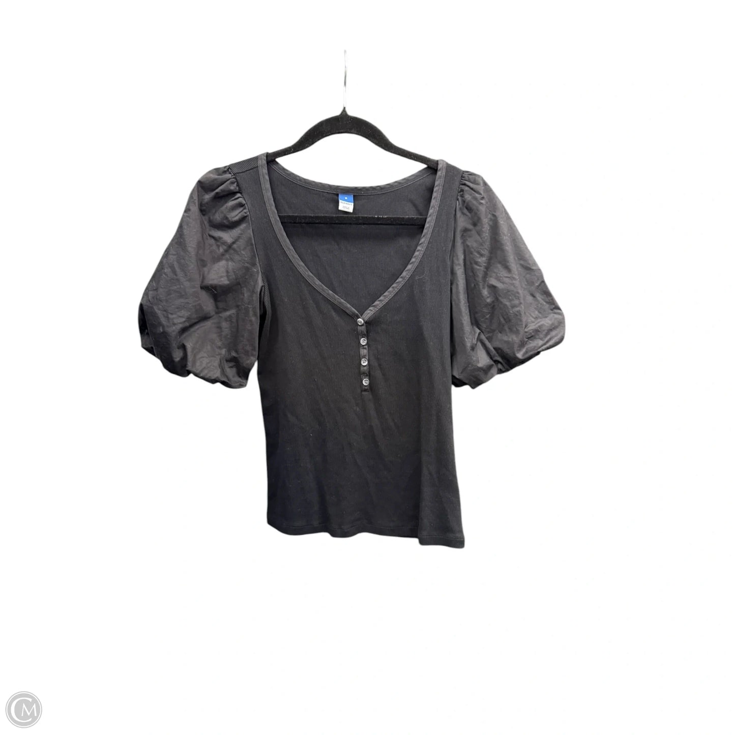Top Short Sleeve By Old Navy In Black, Size: M
