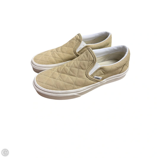 Shoes Sneakers By Vans In Tan, Size: 6