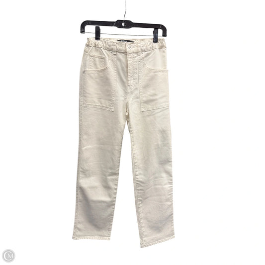 Jeans Wide Leg By Hudson In Cream, Size: 0