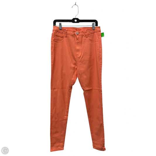 Jeans Straight By Clothes Mentor In Orange, Size: 2x