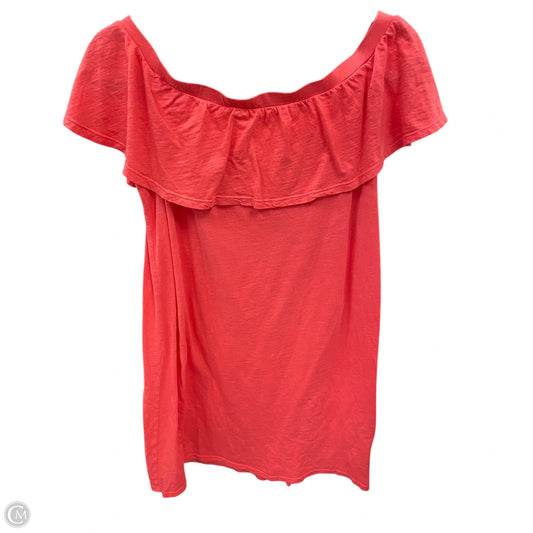 Dress Casual Short By Velvet By Graham & Spencer In Coral, Size: M