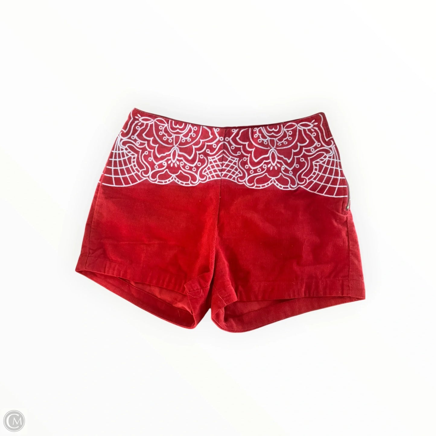 Shorts By Minkpink In Orange & White, Size: Xs