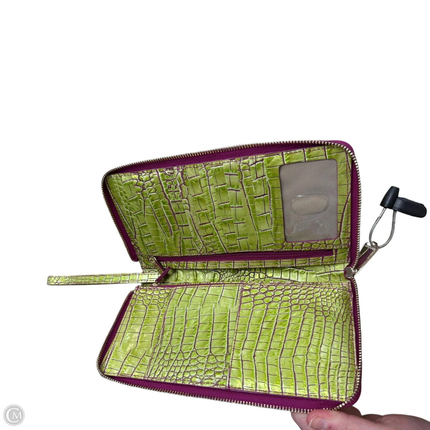 Clutch Designer By Brahmin, Size: Large