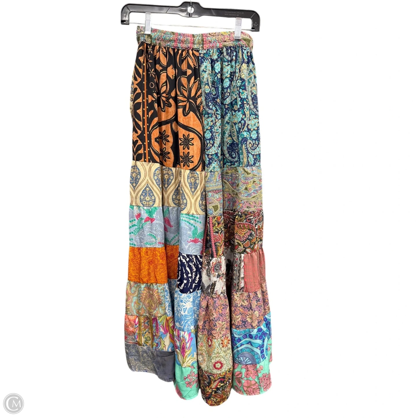 Pants Wide Leg By Earthbound In Green & Purple, Size: M