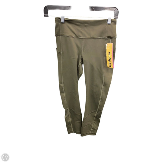 Athletic Leggings Capris By Lululemon In Green, Size: 2