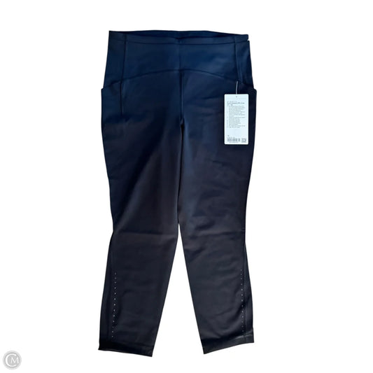 Athletic Leggings Capris By Lululemon In Black, Size: 10