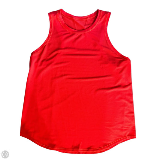 Athletic Tank Top By Lululemon In Coral, Size: L