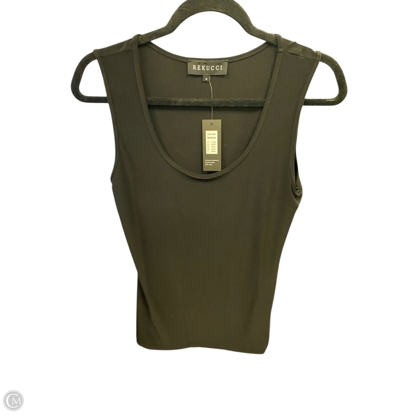Top Sleeveless By Clothes Mentor In Black, Size: M
